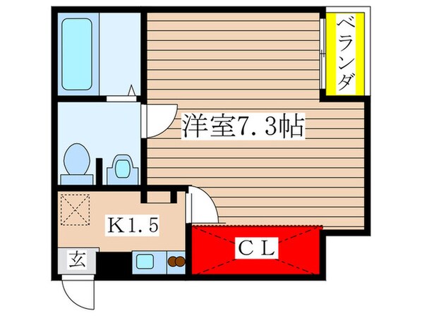 プチメゾン桜山Ⅱの物件間取画像